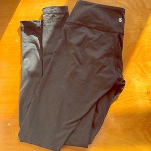 LuLu Lemon black athletic leggings